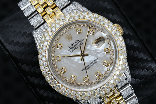 Rolex datejust 36mm - 36mm, white