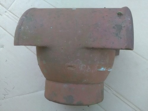 Original terracotta cowl - original,