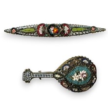 2 x Italian Micro Mosaic and