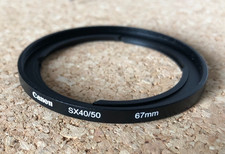 Canon 67mm Lens Adapter Ring for Canon Powershot SX40 SX50 SX60 SX70 FA-DC67A
