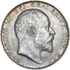 1902 Halfcrown - Edward VII British Silver Coin - Superb