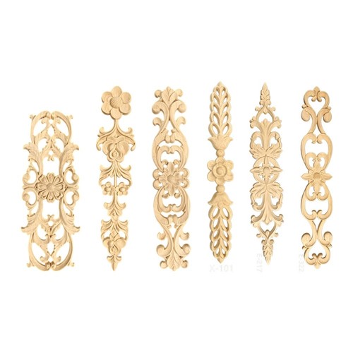 Elegant carved floral wood - floral,