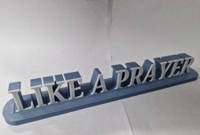 Madonna Like A Prayer - 3D Shop Display Collection Sign Collectors Display 