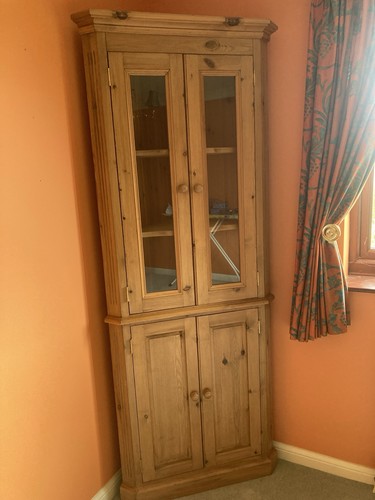 Solid pine corner - unit, dresser