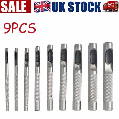 9pcs hollow punch set hole - punch,