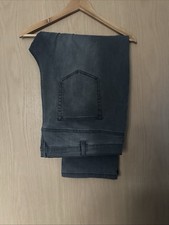 Union Blues Men's Jeans/Chinos, Size 48W, Grey, Straight Leg, Regular Fit