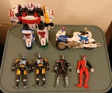 Power Rangers SPD bundle Delta Squad Megazord, bike & figures