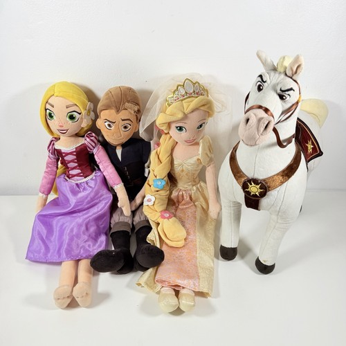 Disney tangled plush - disney, bundle