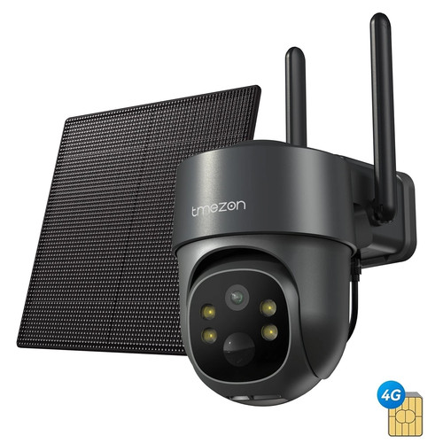 Lte solar battery camera hd - 4g,