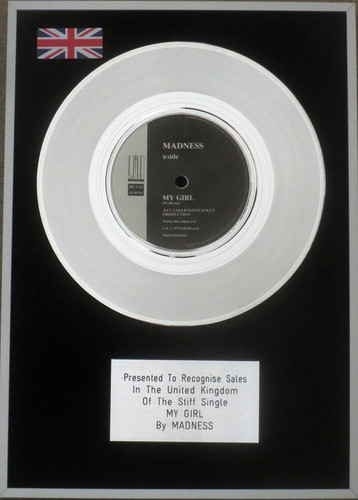Madness platinum disc - disc,