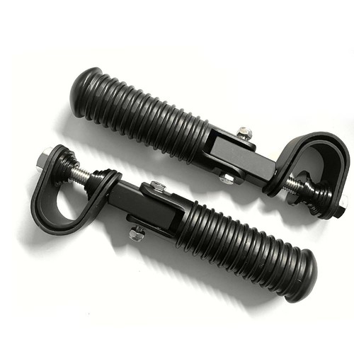 Black folding foot - black, 1"-1