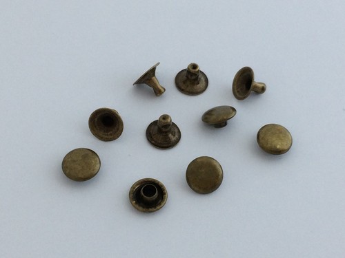 7mm round double rivet - 7mm,