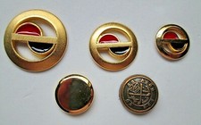Quality Metal Buttons Gold