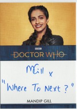 Doctor Who Series 11 & 12 2022 Auto Autograph Card Mandip Gill as Yasmin Khan