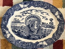 Vintage Blue and White