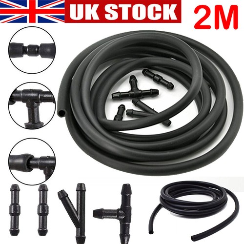 Black rubber windscreen - 2m,