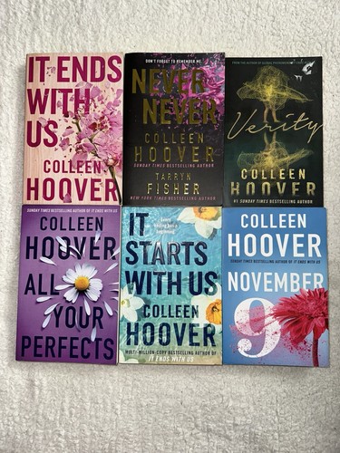 Colleen hoover books 6 - books, x