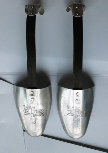 Vintage aluminium shoe - vintage, trees