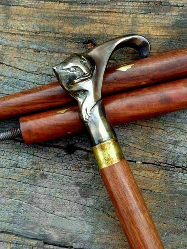 Vintage trendy wooden walking - vintage,