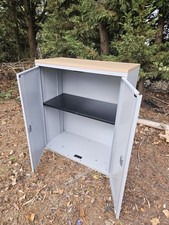 Metal Office Cupboard  lockable steel one shelf cabinet 