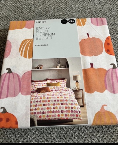 Next kingsize pumpkin duvet - kingsize,