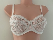 Ex M&S all over floral lace non padded multiway bra Size 38D New
