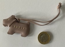 Pink Radley Dusky Pink Handbag Charm/Keyring