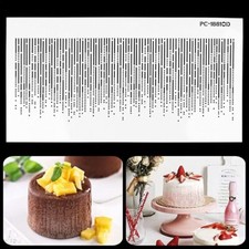 2Glimmer Lace Cake Stencil Mould Border Decorating Moulds Hollow Templates Tool 