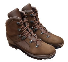 NEW Haix British Army Issue Brown Leather Suede Combat Tactical Boots 12M