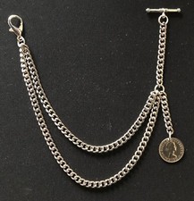 Albert pocket watch chain with