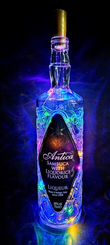 Sambuca liquorice lamp night - liquorice,