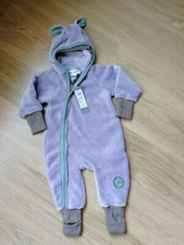 BNWT Phister and Philina Lilac hooded fleece snowsuit age 6 months 68 cms