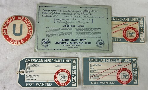 Vintage united states line - vintage,