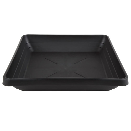 Square saucer plant pot - saucer,