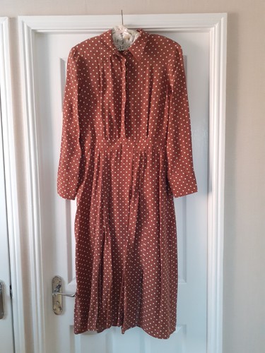 Topshop terracotta rust polka - terracotta/,
