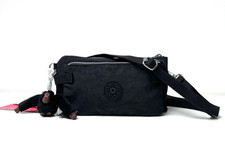 KIPLING Black Nylon Quaso Shoulder Crossbody Clutch Bag Basic Gracetao Monkey