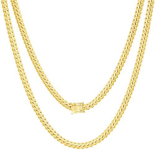 14k yellow gold - solid, 5mm