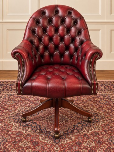 Antique oxblood red directors - antique,
