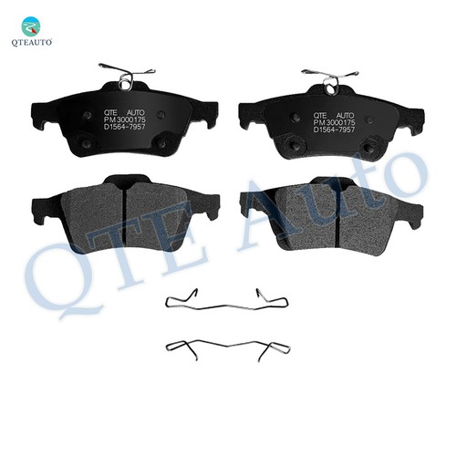 Rear ceramic brake pad kit - rear,