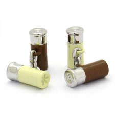 Cream & Brown Shotgun Cartridges Cufflinks Presented in a Box X2PSN225