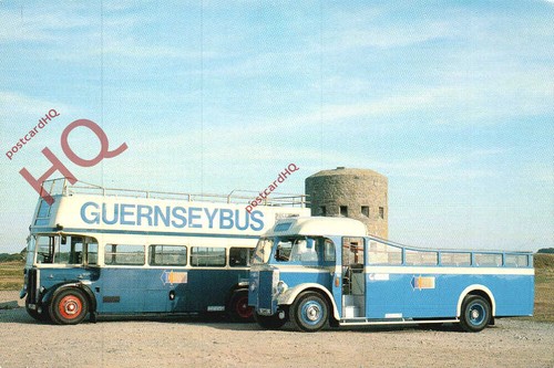 Postcard guernseybus vintage - postcard_,