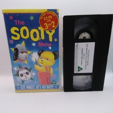The Sooty Show children's tv show sooty video vhs pal Small case