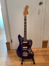 2021 Fender Squier FSR Classic Vibe 70s Jaguar 6-string guitar - metallic purple