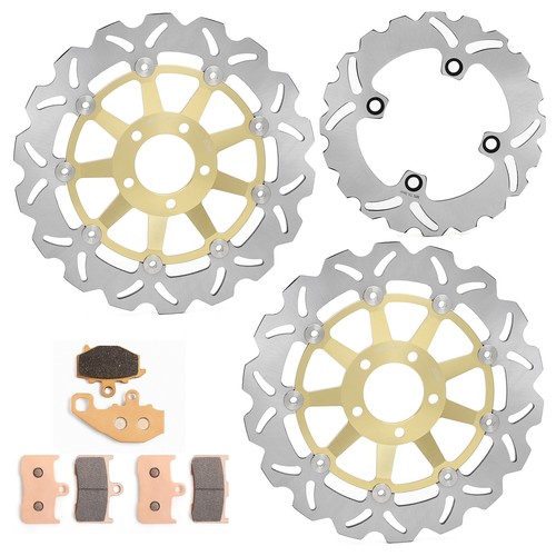 Front rear brake discs pads - front,