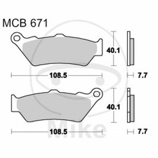 Brake Pads STD TRW LUCAS