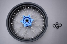 Blue supermoto spoked rim - rim, /