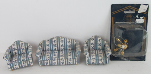 Dolls house miniature sofa - house,