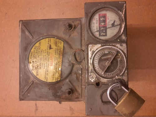 Vintage gas meter coin