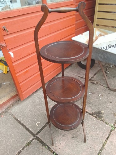 Antique wooden inlaid mahogany - antique,