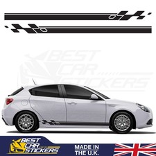 For Alfa Romeo Side Racing Stripes Decals Stickers Car Graphics Vinyl